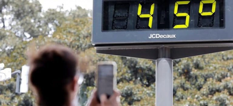 España sufre ola de calor más intensa de los últimos 20 años.