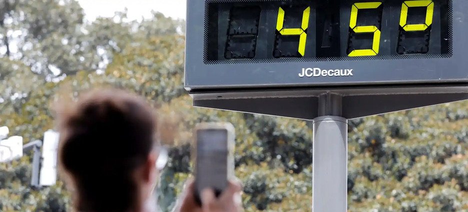 España sufre ola de calor más intensa de los últimos 20 años.