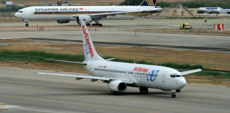 Chocan dos aviones en el aeropuerto de La Palma