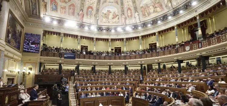 Inicia sesión de investidura en el Congreso de los Diputados con Feijóo como candidato