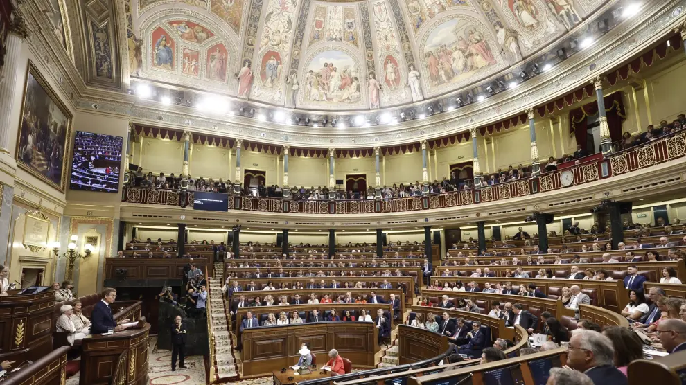 Inicia sesión de investidura en el Congreso de los Diputados con Feijóo como candidato