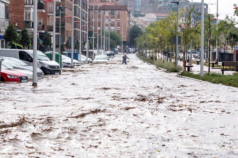 La DANA provoca 2273 incidencias y dos desaparecidos en Madrid
