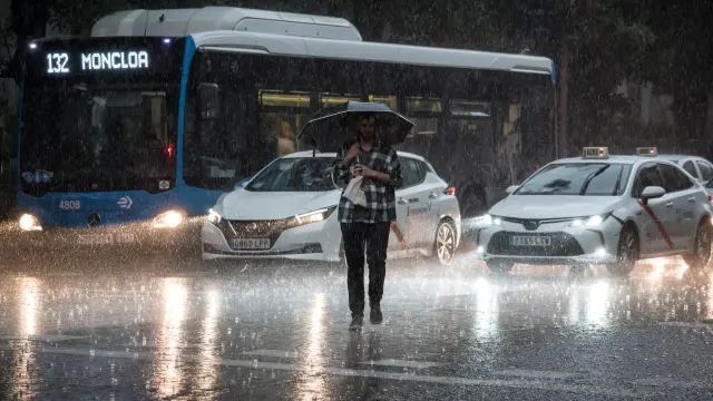 Alerta amarilla en Madrid por lluvias intensas y vientos fuertes