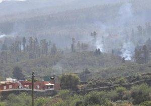 Fuego de subsuelo y reactivaciones mantienen en nivel 2 el incendio de Tenerife