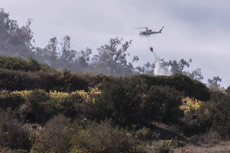 Incendio forestal en Tenerife: Cabildo eleva nivel a 2 y moviliza la Unidad Militar de Emergencia