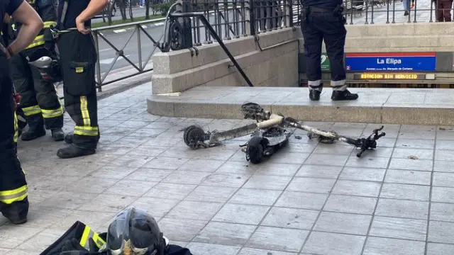 Interrumpida la Línea 2 del Metro de Madrid tras la explosión de un patinete eléctrico