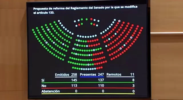 El Senado aprueba reforma exprés para ralentizar ley de amnistía