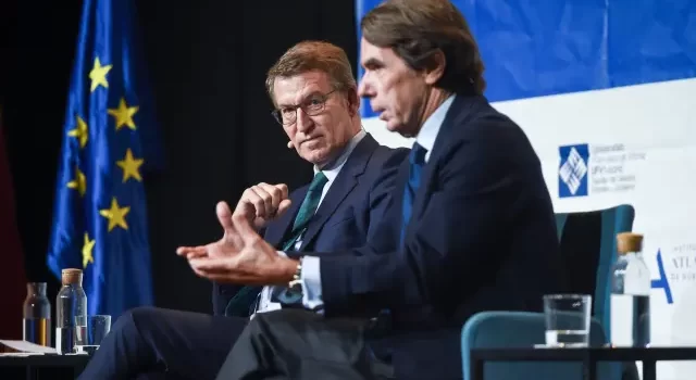 Feijóo y Aznar unidos contra Sánchez por la ley de amnistía: “peligro para la democracia constitucional”