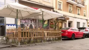 Madrid despide las terrazas en bandas de estacionamiento