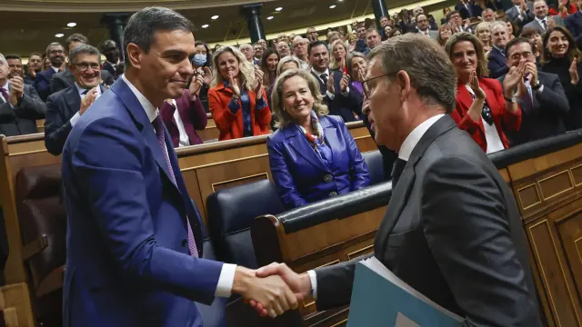 Pedro Sánchez y Alberto Núñez Feijóo acuerdan reunión