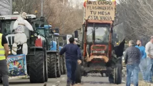 Más de 500 antidisturbios desplegados en Madrid ante tractorada de agricultores