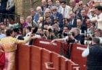 Captan a Pedro Haces en corrida de toros en Sevilla