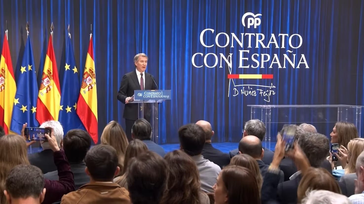 Feijóo presenta su “Contrato con España” de cara al 29N con el objetivo de reactivar a la clase media