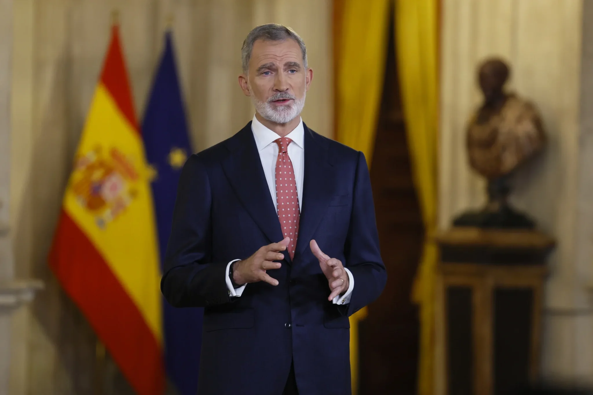 El rey Felipe VI apela a proteger la democracia y las instituciones para garantizar la convivencia ante el horizonte electoral